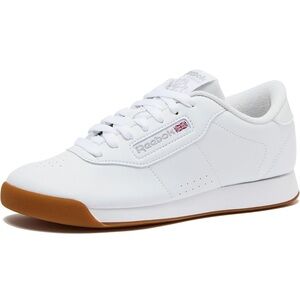Reebok White and Brown Athletic Sneakers
